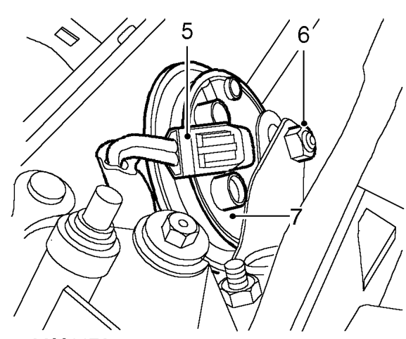 Alarm sounder – Release plenum air intake from bonnet hinges and ’A’ post finishers. Remove plenum air int