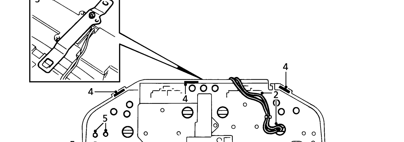 Coolant temperature gauge – Remove instrument pack. See this section.
