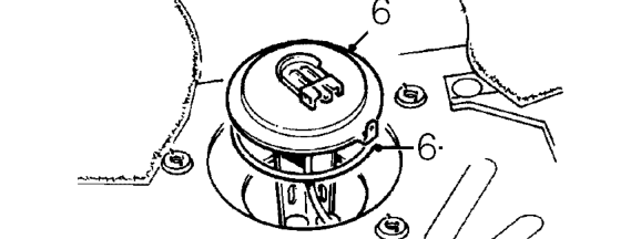 Fuel gauge tank unit - ’l’ series – Use tool 18G 1595. and remove locking ring from tank unit.
