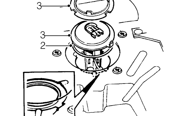 Fuel gauge tank unit - ’l’ series – Clean tank unit and mating face on fuel tank.