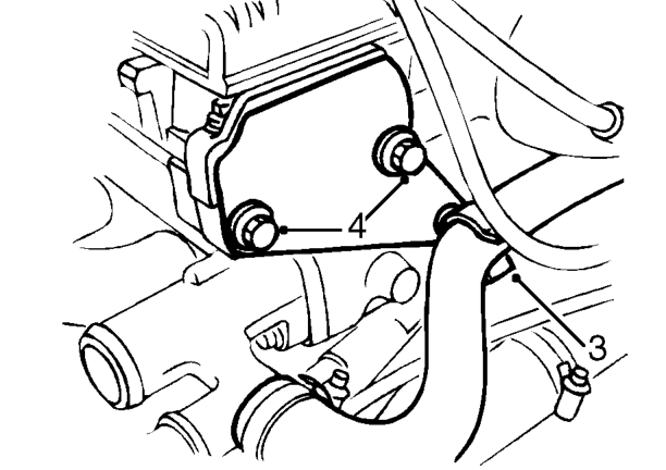 Exhaust camshaft rear oil seal – Remove air cleaner assembly. See ENGINE MANAGEMENT SYSTEM - MEMS, Repairs.