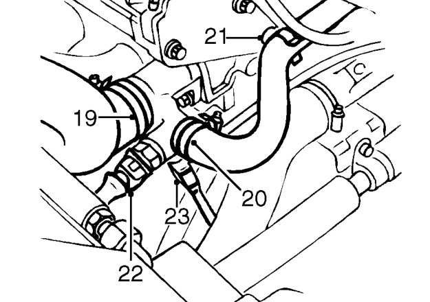 All engines – Remove and discard exhaust manifold flange gasket.