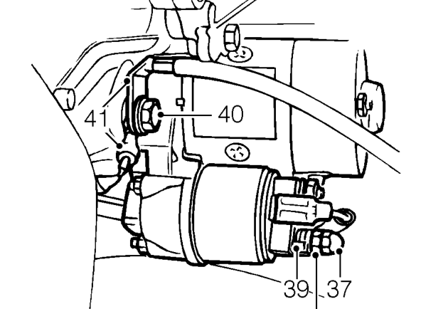 Remove and discard 2 ’O’ rings from compressor.