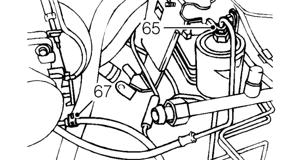 Using tool 18G 1592 release gear change linkage ball joint from gear change lever.