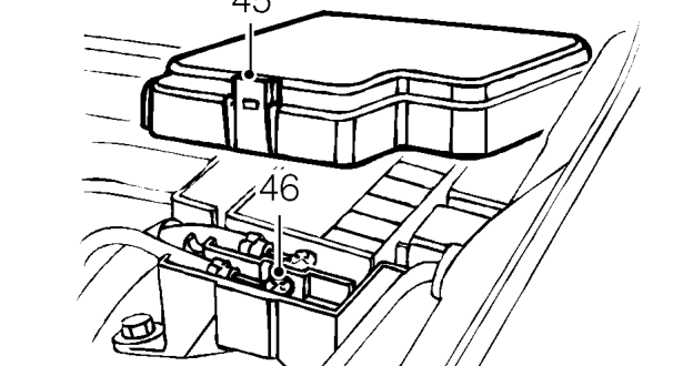 Remove evaporative emission canister.