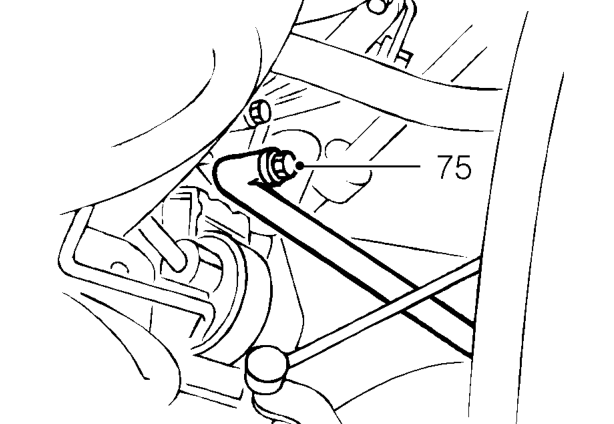 Plug hose and power steering pump connections to prevent excess fluid loss and the ingress