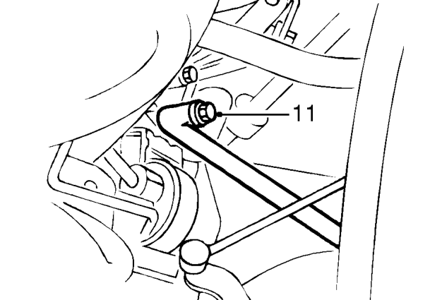 Using tool 18G 1592 release gear change linkage ball joint from gear change lever.