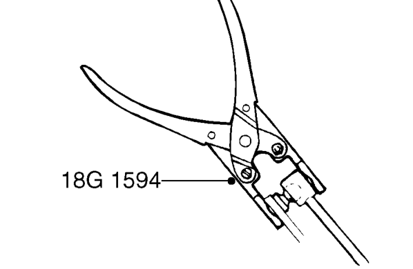 Tighten through bolt, rear engine mounting bracket to engine mounting, to 80 Nm.