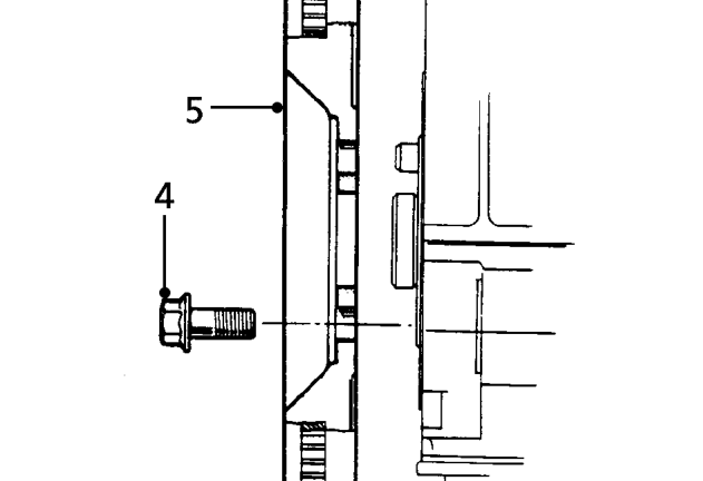 Flywheel – Remove crankshaft position sensor. See ENGINE MANAGEMENT SYSTEM - MEMS, Repairs.