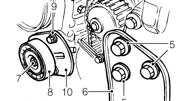 Camshaft timing belt lower cover – Remove crankshaft front pulley. See this section.