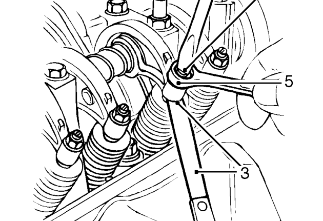 Valve clearance - 97.5 my on – Set No.1 piston at TDC. ’UP’ mark on camshaft pulley should be at top, and TDC marks shoul