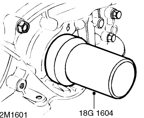 Crankshaft front oil seal – Lubricate oil seal lip and crankshaft with clean engine oil. Apply a smear of grease to ou