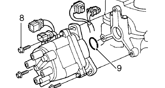 Cylinder head gasket - up to 97.5 my – Remove timing belt upper cover. See this section.