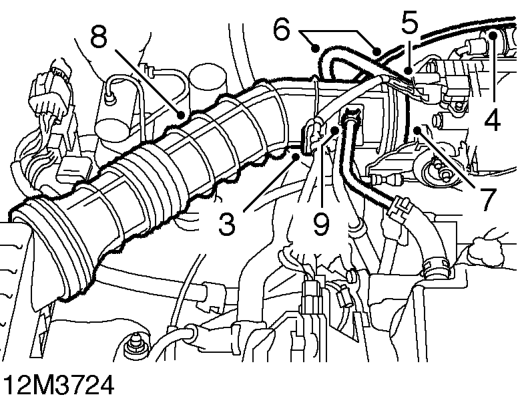 Cylinder head gasket - 97.5 my on – Drain cooling system. See MAINTENANCEMaintenance.