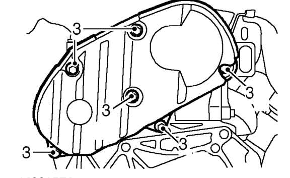 Crankshaft pulley – Remove air cleaner assembly. See ENGINE MANAGEMENT SYSTEM - EDC, Repairs.