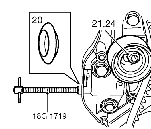 Remove FIP timing belt.