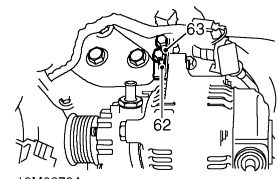 Models with air conditioning – Move vacuum pipe aside.