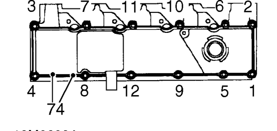 Remove nut and disconnect feed lead from glowplug No. 2.