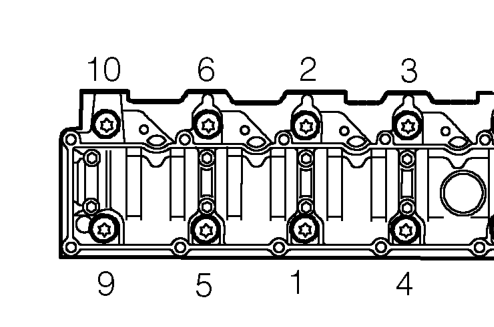 Fit cylinder head bolts in their original fitted order, do not drop bolts into cylinder bl
