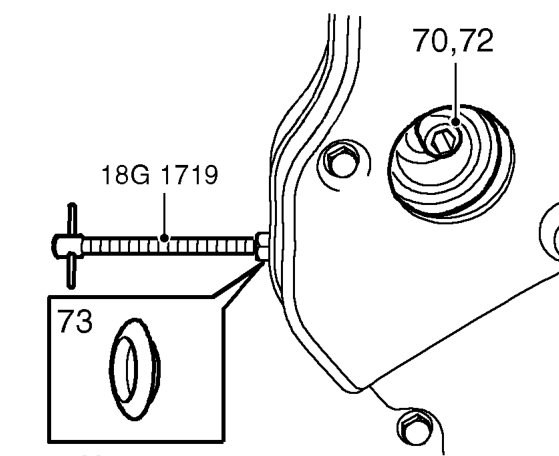 Clean and fit crankshaft pulley, fit bolt and tighten to 63 Nm + 90°.