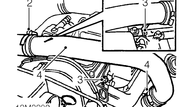 Camshaft cover gasket - models with intercooler – Remove engine acoustic cover. See BODY, Exterior fittings.