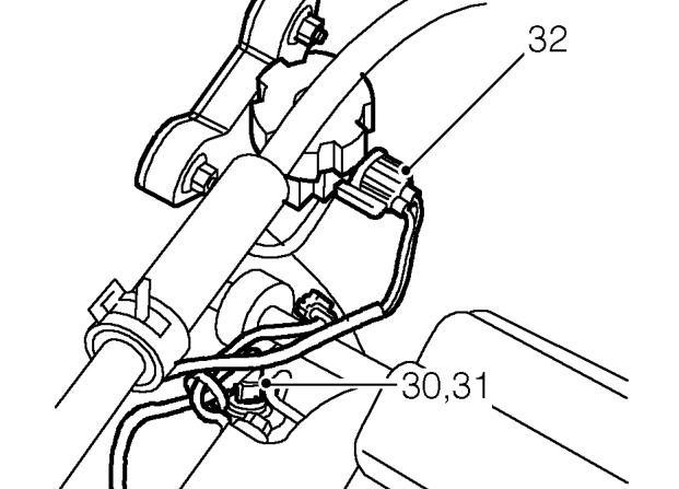 All models – Release throttle cable from 3 clips on bonnet platform and lay cable aside.