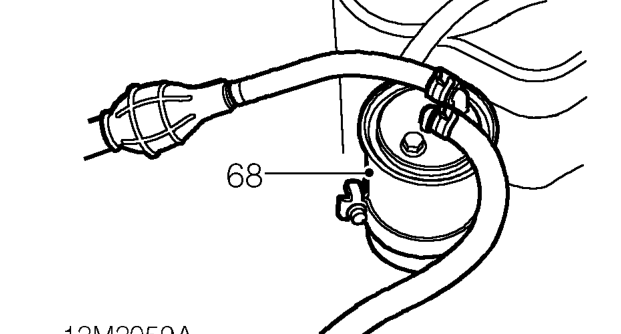 Connect a hoist to lifting bracket tool 18G 1598 and raise hoist to take weight of engine 