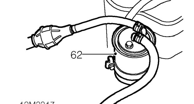Connect a hoist to lifting bracket tool 18G 1598 and raise hoist to take weight of engine 