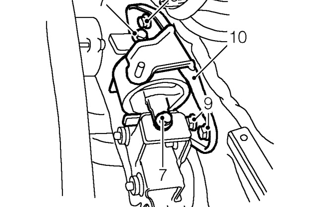 Engine mounting - lh – Fit wooden block to jack and position jack to support gearbox.