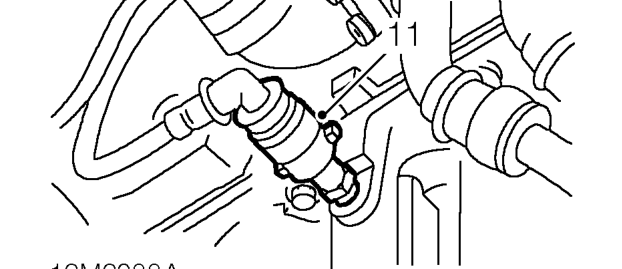 Position container to collect spillage from vacuum pump and oil cooler pipe unions.
