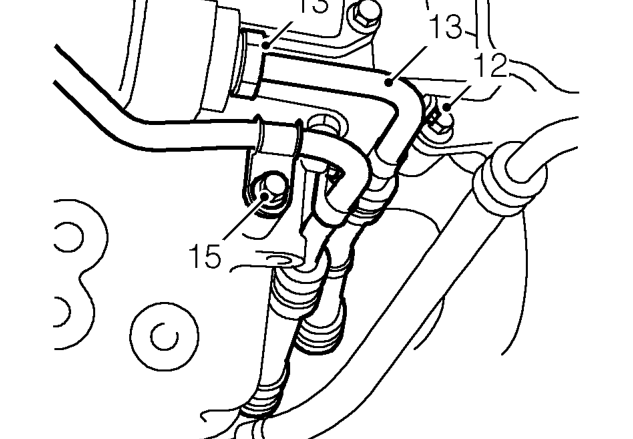 Release vacuum pump oil return pipe from adaptor on sump.