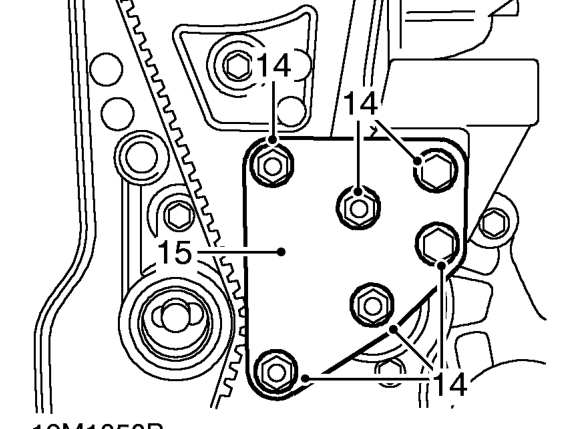 Remove RH engine mounting and bracket assembly.