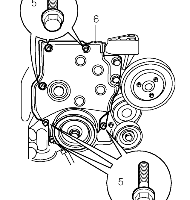 Camshaft timing belt lower cover – Remove crankshaft pulley. See this section.