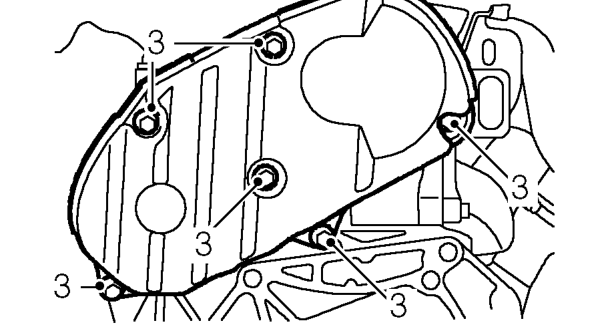 Fip timing belt cover – Remove air cleaner. See ENGINE MANAGEMENT SYSTEM - EDC, Repairs.