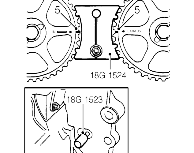 Cylinder head gasket – Remove camshaft timing belt centre cover. See this section.