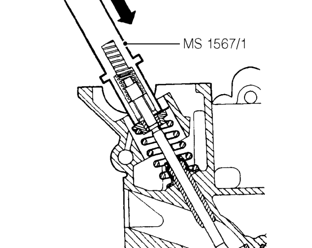 Use tool 18G 1577 to fit NEW oil seals.