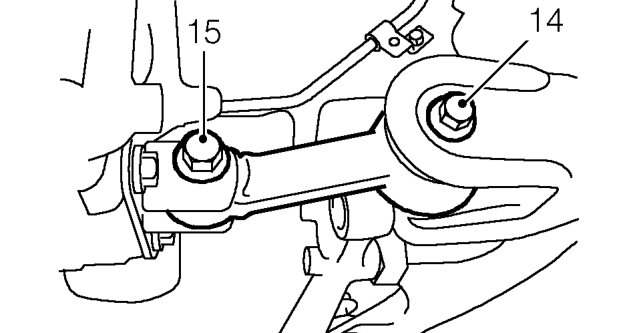 Engine and gearbox - models with air conditioning – Tie selector rod and steady bar aside.