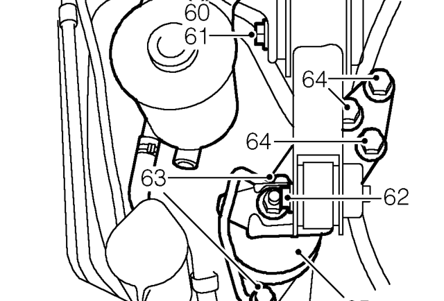 Raise hoist to take weight of engine without exerting load on engine mounting bolts.
