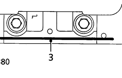 Remove all traces of oil from main bearing cap joint faces.