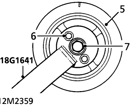Fit timing belt lower cover, fit bolts and tighten to 5 Nm.