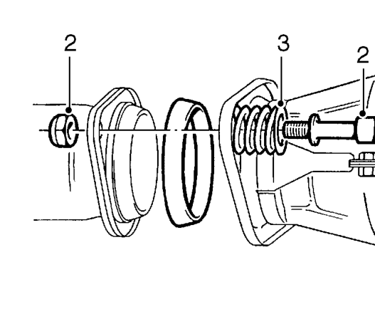 Catalytic converter - ’d’ series – Raise front of vehicle.