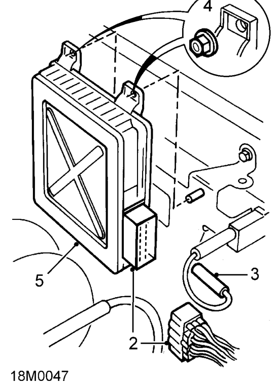 Engine control module (ecm) - ’k’ series – Disconnect battery earth lead.
