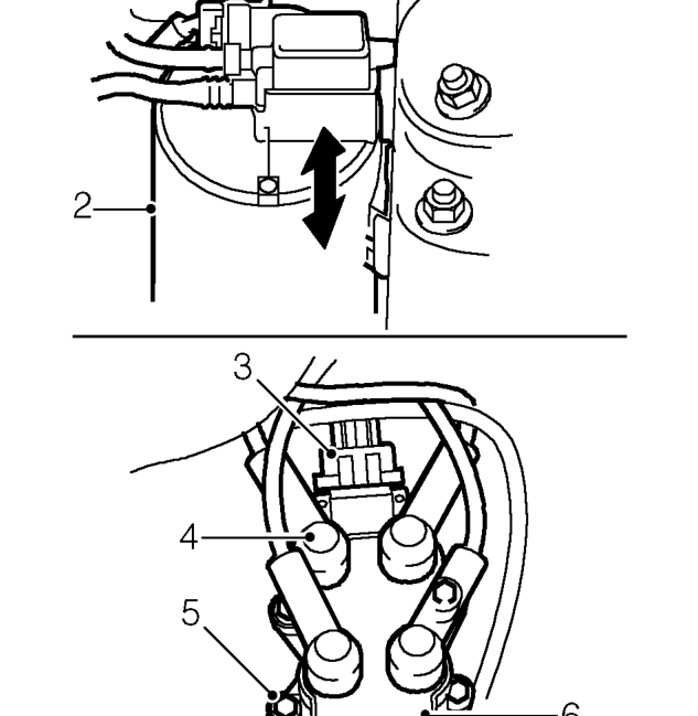 Ignition coil - ’t’ series – Disconnect battery earth lead.