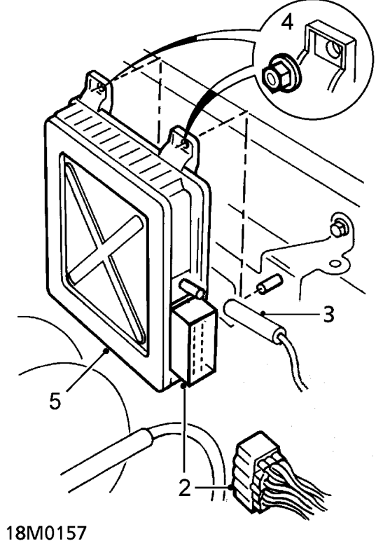 Engine control module - ’t’ series – Disconnect battery earth lead.
