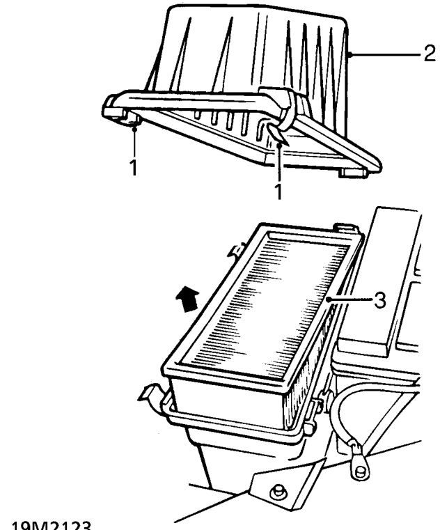 Air cleaner element - ’t’ series – Service repair no - 19.10.10