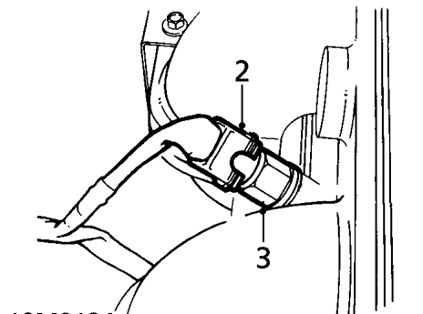Fuel temperature sensor - ’t’ series – Disconnect battery earth lead.