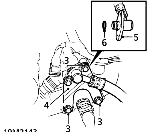 Fuel rail - ’t’ series – Remove inlet manifold chamber. See this section.