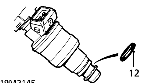 Fuel rail - ’t’ series – Remove fuel rail complete with injectors.