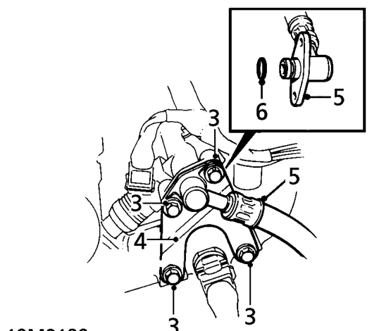 Fuel injectors - ’t’ series – Remove inlet manifold chamber. See this section.