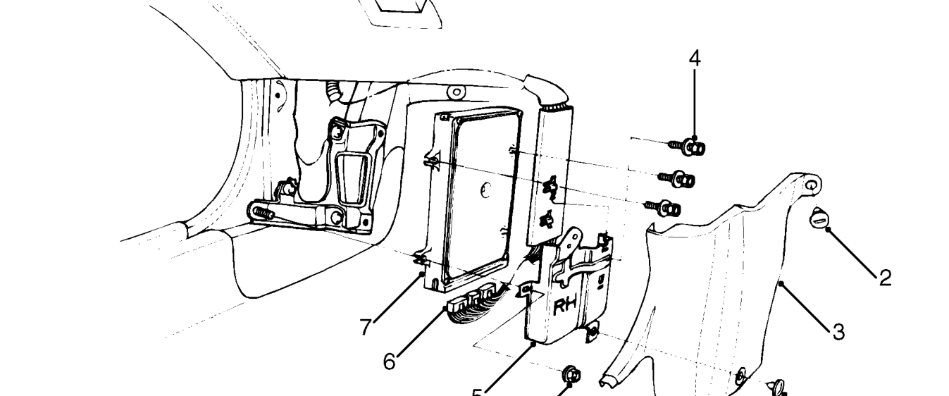 Engine control module – Disconnect battery earth lead.